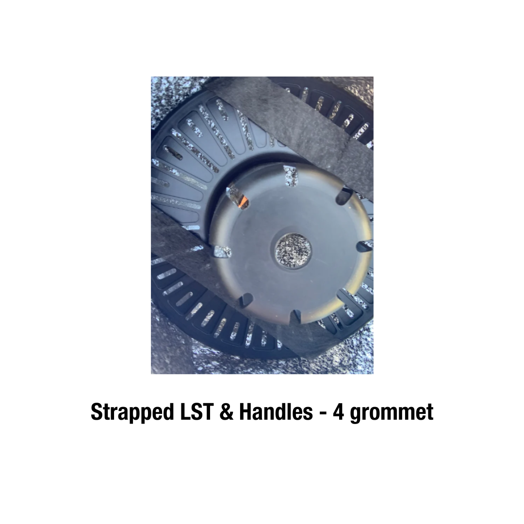 Strapped LST 8 Grommet Grow Sleeves w/ handles - 4 pack